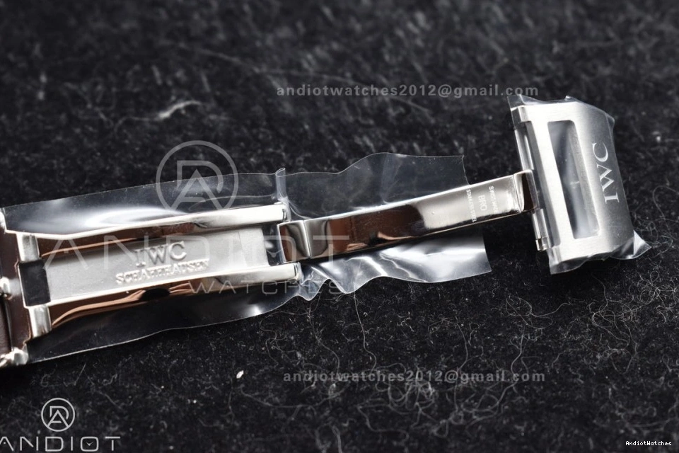 Brown IW500901 on Big Edition Real Strap A Pilot Best HighQuality ZF 524 Leather 0331